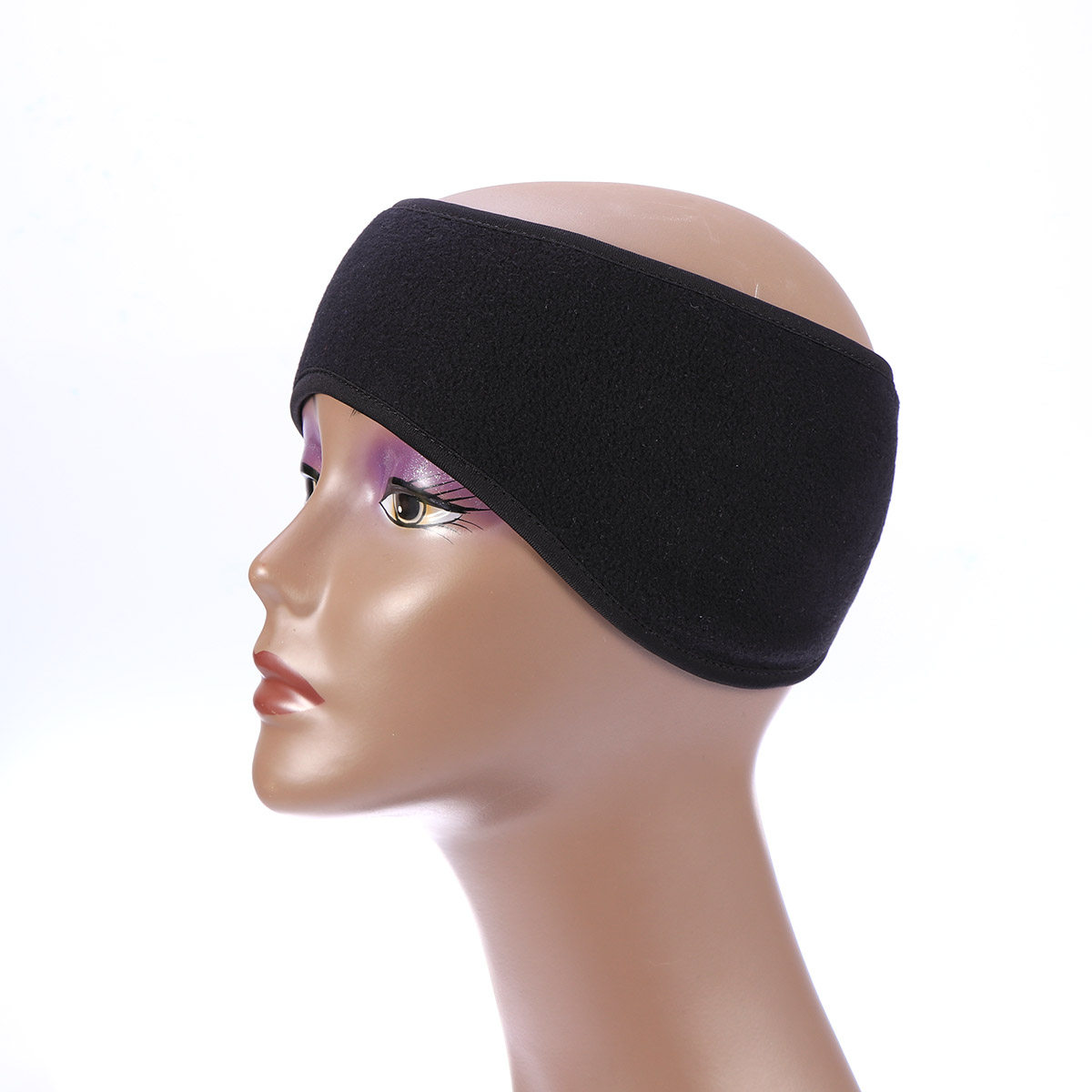 Unisex zwarte oorwarmer hoofdb - Fleece Ear Warmer Band recensie en prijs