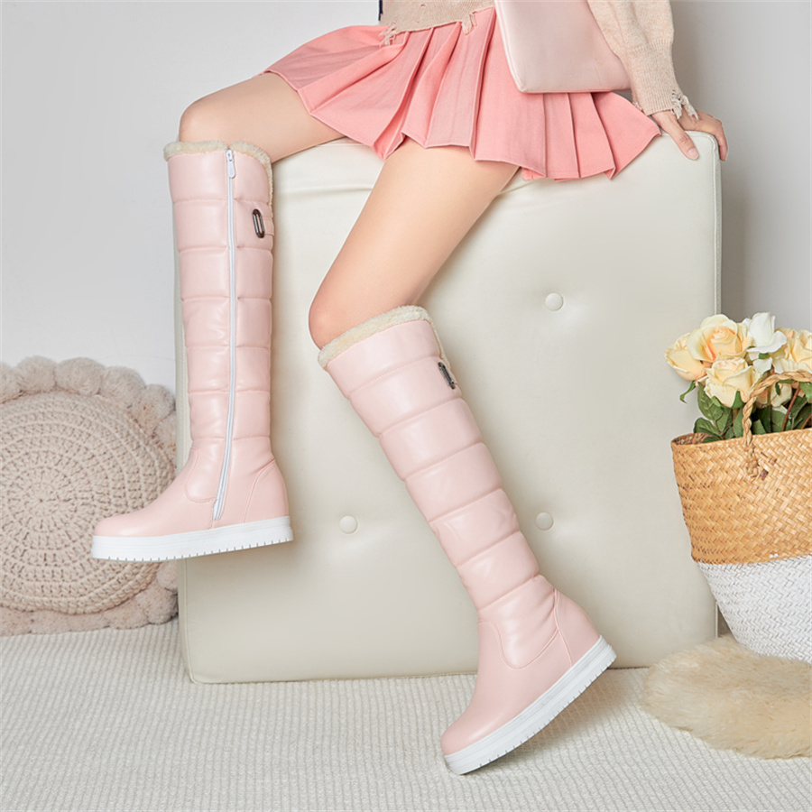 Winterse bontkniehoge platform - Waterproof Winter Boot recensie en prijs