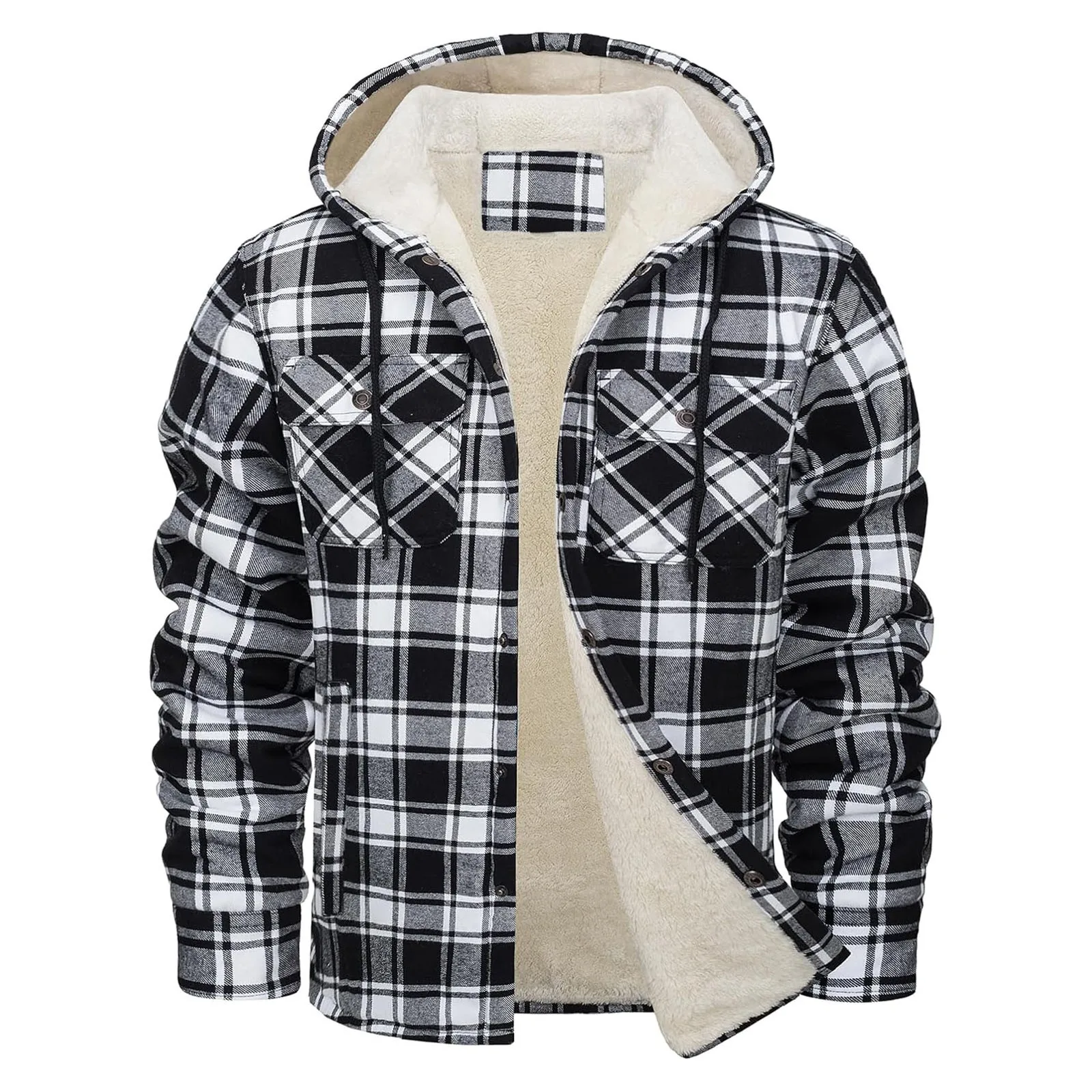 Dikke warme flanellen capuchon - Flannel Shirt Lined recensie en prijs