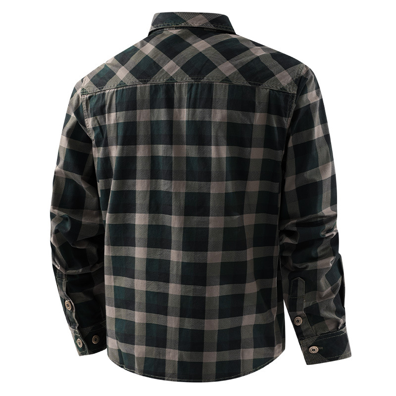 Heren geruite casual overhemde - Flannel Shirt Lined recensie en prijs