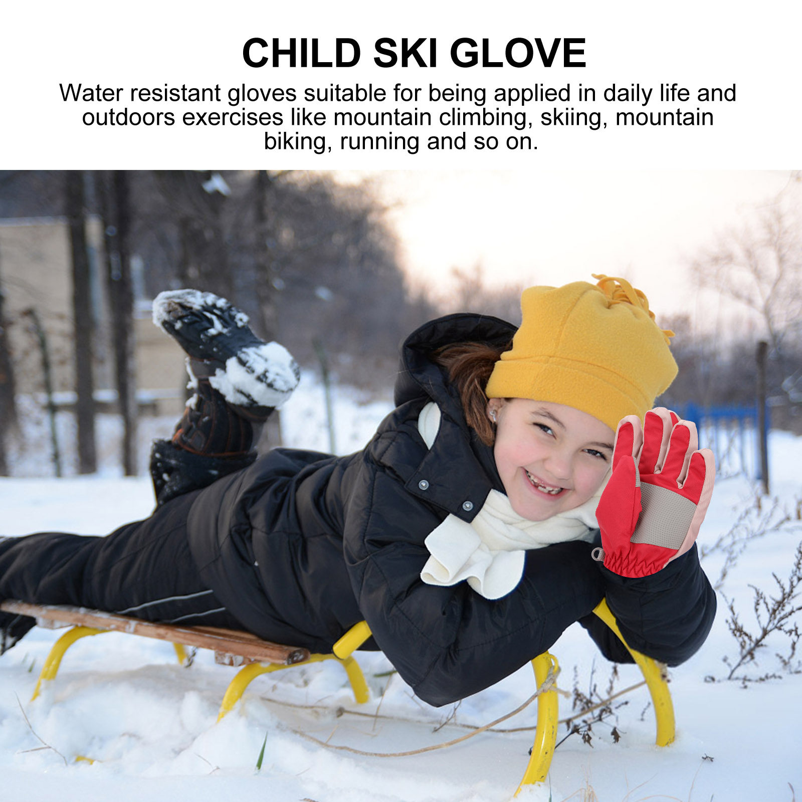 1 paar kinderskihandschoenen,  - Snow Glove Insulated recensie en prijs
