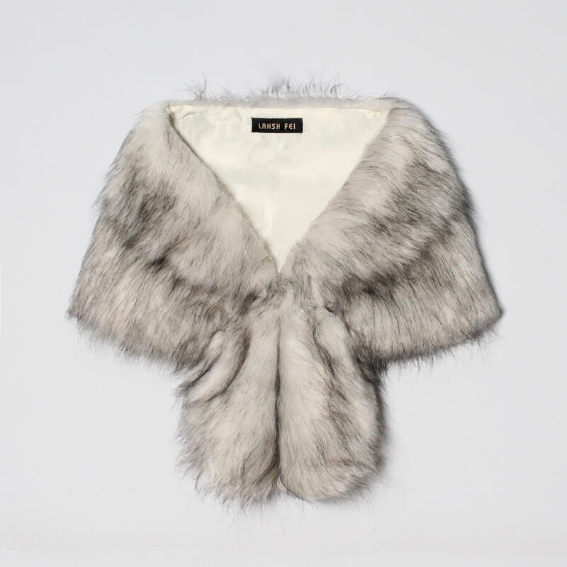 Dames nep konijnenbont sjaal c - Shawl Wrap Winter recensie en prijs