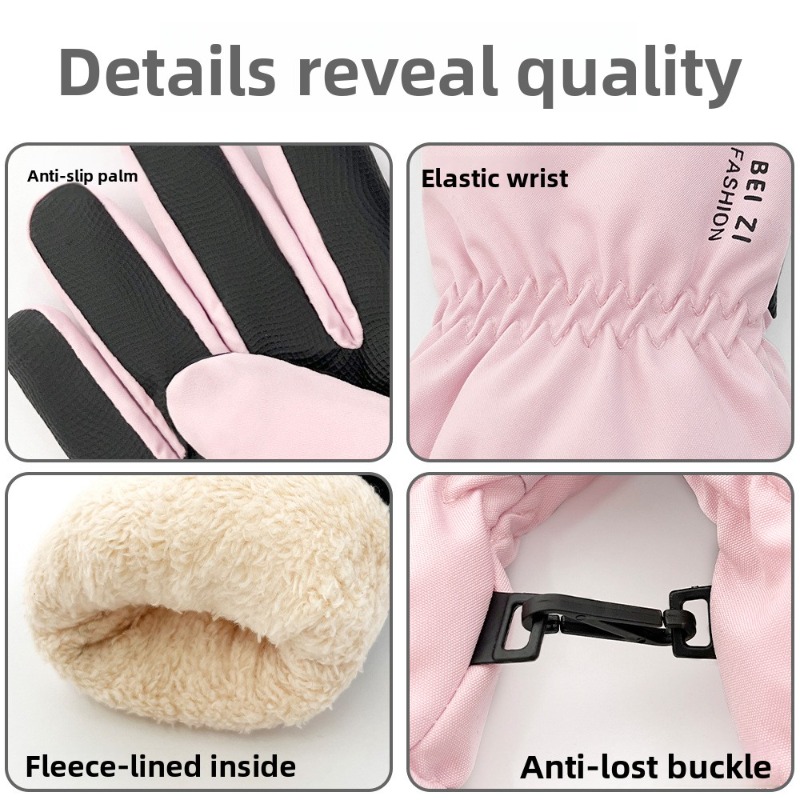 Dames Winter Ski Handschoenen  - Snow Glove Insulated recensie en prijs